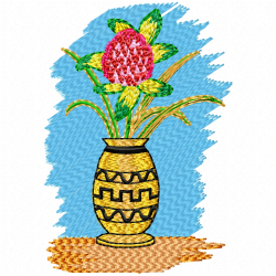 Flowers Embroidery Design 1